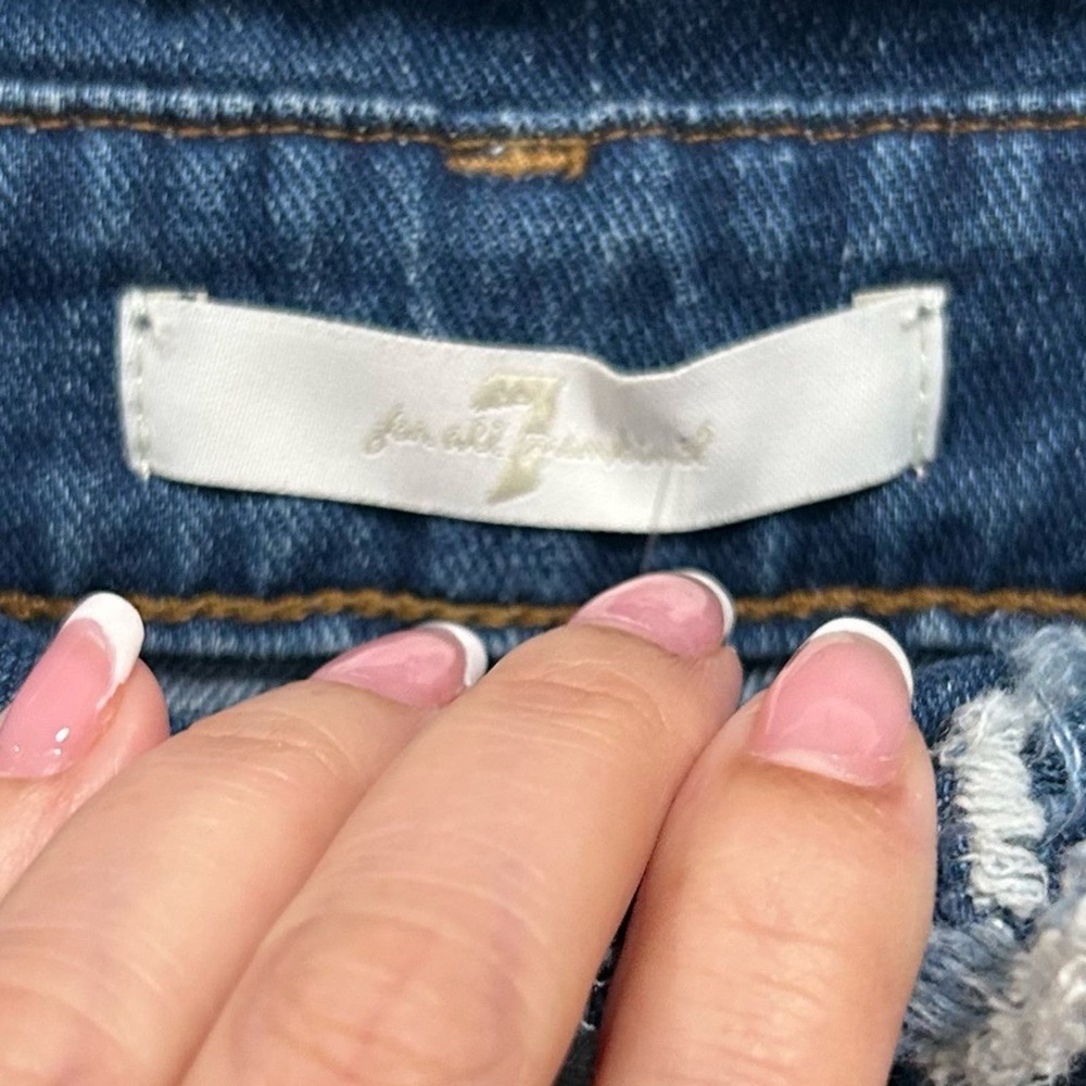7 for all mankind paper bag jeans women’s size 26 - Picture 8 of 9
